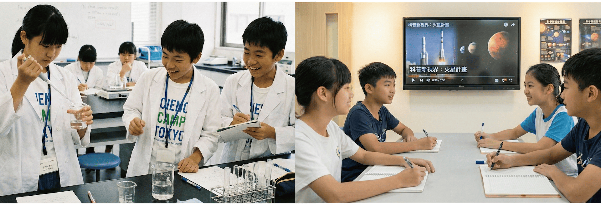 台南升國一科學實驗課|升國一暑假全日班|典陸教育集團